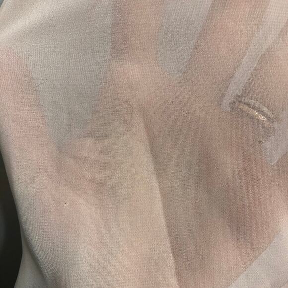 Vivian Diamond Dessy Collection Blush Chiffon Cut Out Maxi Bridesmaid 2906 - Picture 9 of 13